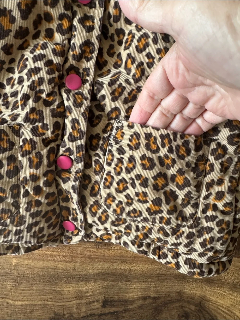Carter's Pink Fleece Kids Bottoms with Leopard Trim